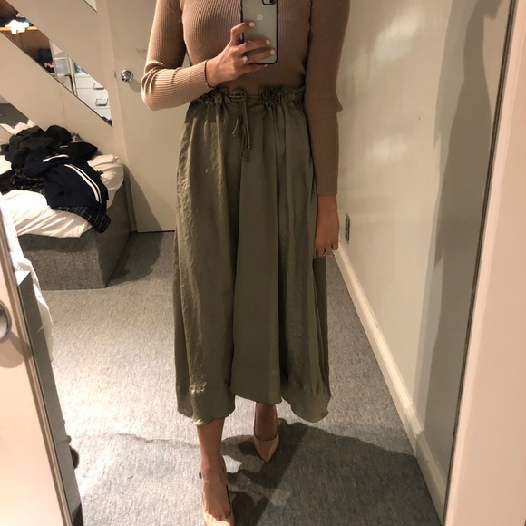 ZARA TIE WAIST SKIRT - Picture 4 of 5